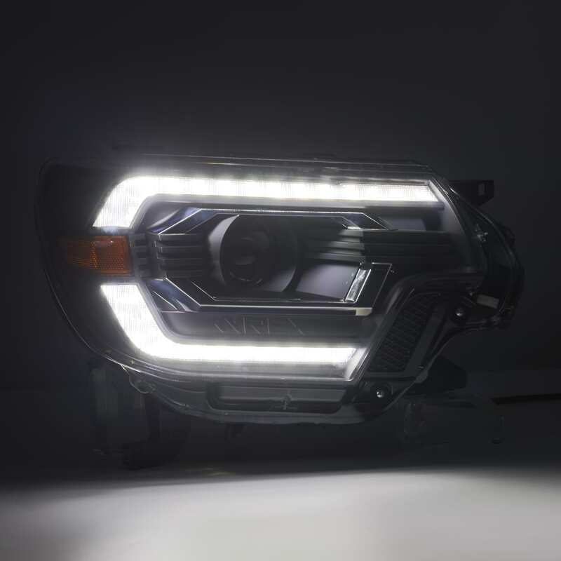 AlphaRex 12-15 Toyota Tacoma PRO-Series Projector Headlights Plank Style Black w/DRL 880749 880749 User 3
