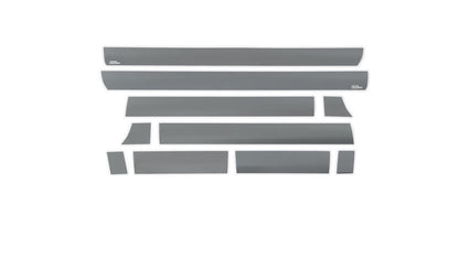 Putco 14-18 Chevy Silv LD - Standard Cab - 8ft Long Box (10pcs) Black Platinum Rocker Panels 9751229BP 9751229BP Photo - Primary