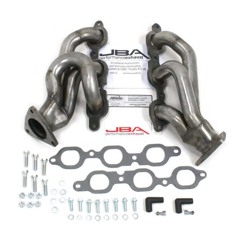 JBA 14-20 GM Truck 4.3L V6 1-5/8in Primary Raw 409SS Cat4Ward Header 1842S-10 1842S-10 Photo - Primary