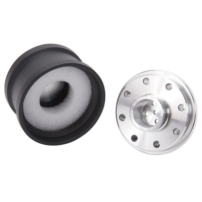 Edelbrock Billet Aluminum Breather with black powder coat finish 42133 Photo - Unmounted