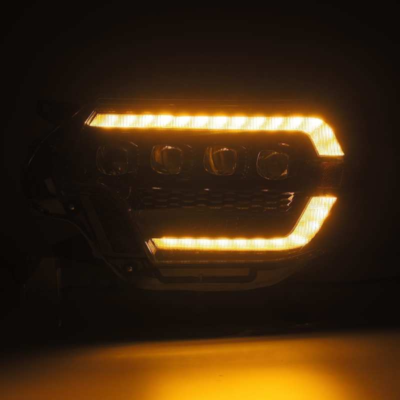AlphaRex 12-15 Toyota Tacoma NOVA LED Proj Headlights Plank Alpha Blk w/Activ Light/Seq Signal/DRL 880752 880752 User 4