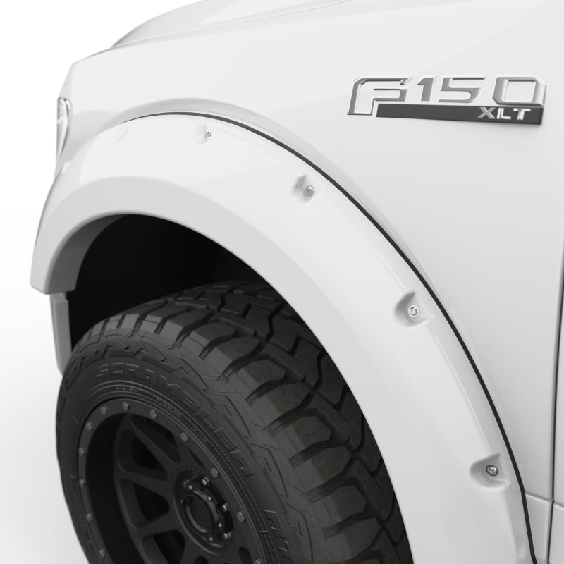 EGR 2018 Ford F150 Bolt-On Look Color Match Fender Flares - Set - Oxford White 793574-Z1 793574-Z1 Photo - Close Up
