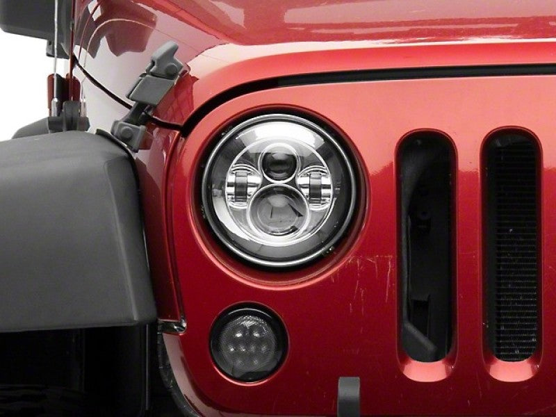 Raxiom 97-18 Jeep Wrangler TJ/JK Axial Series LED Daymaker Headlights- Chrome Housing (Clear Lens) J108043 J108043 User 1
