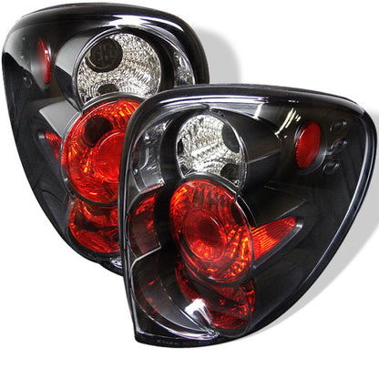 Spyder Dodge Caravan/Grand Caravan 01-07 Euro Style Tail Lights Black ALT-YD-DC01-BK 5002211 5002211 Photo - Primary