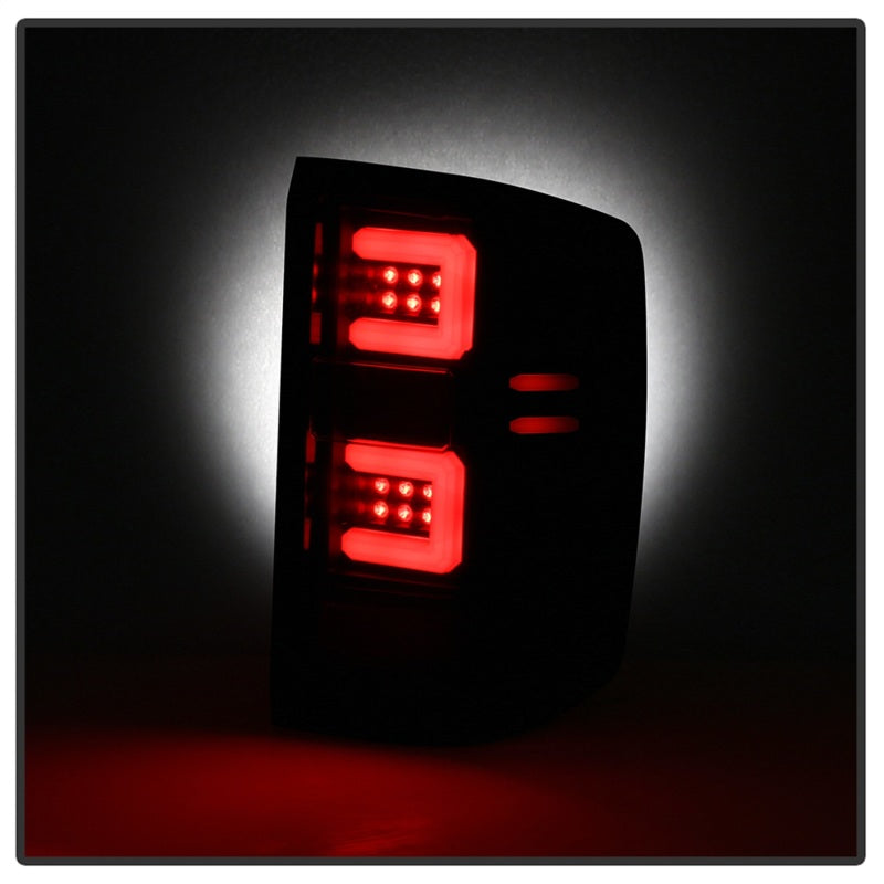 Spyder 16-18 Chevy Silverado Light Bar LED Tail Lights - All Black ALT-YD-CS16-LED-B 5085863 5085863 Photo - Unmounted
