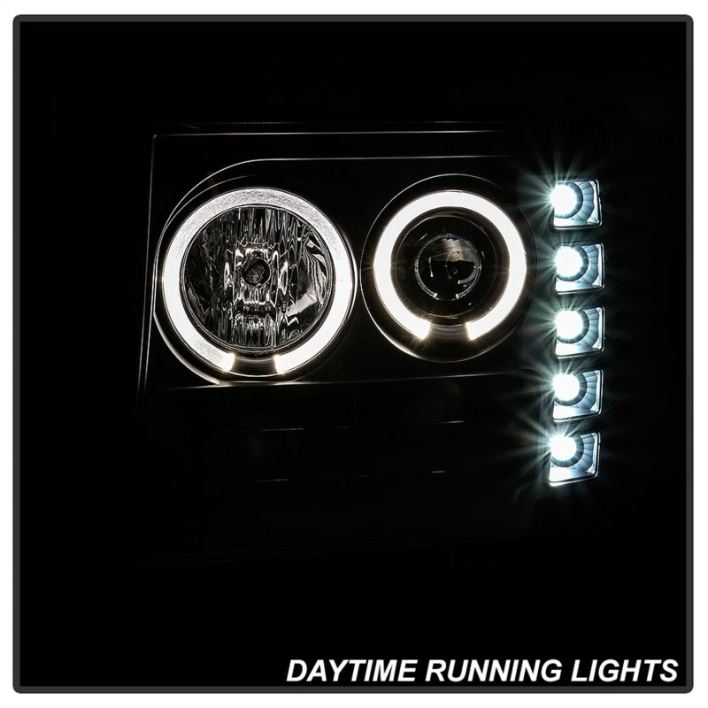 Spyder GMC Sierra 1500/GMC Sierra Denali 08-13 Projector LED Halo- LED All Blk PRO-YD-GS07-HL-BKV2 5086020 5086020 Photo - Unmounted