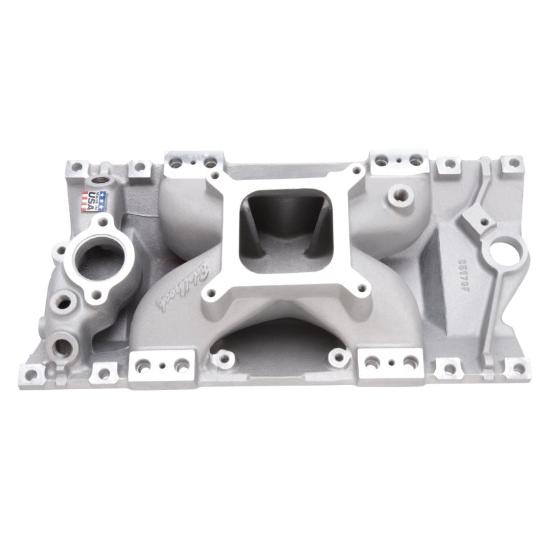 Edelbrock Manifold Sbc Victor E-tec Efi Satin 29145 Photo - Primary