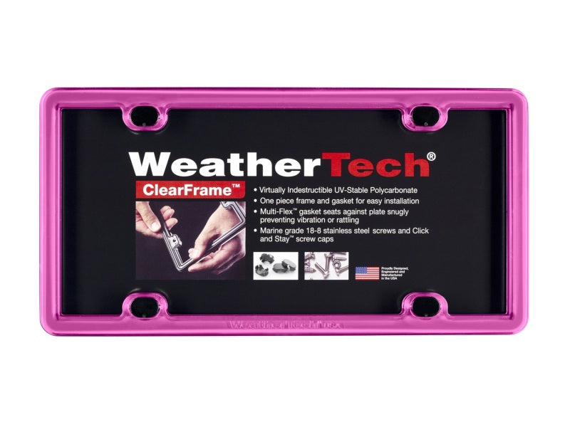 WeatherTech ClearFrame - Hot Pink 8ALPCF3 8ALPCF3 Photo - Primary