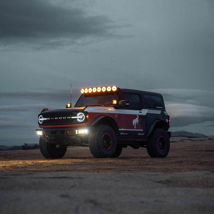 KC HiLiTES Gravity Titan LED Light Bar - 50in. (8-Light) 91418 91418 Photo - lifestyle view