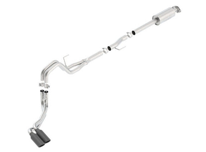 Borla 15-16 Ford F-150 3.5L EcoBoost Ext. Cab Std. Bed Black Chrome CB Exhaust ATAK Truck Side Exit 140619BC 140619BC Photo - Primary