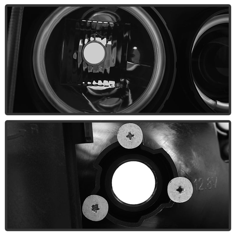 Spyder GMC Sierra 1500/2500 99-06 Projector Headlights CCFL Halo LED Blk Smke PRO-YD-CDE00-CCFL-BSM 5078704 5078704 User 1