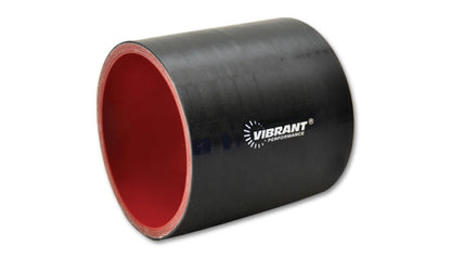 Vibrant 1.625in I.D. x 3in Long Gloss Black Silicone Hose Coupling 19812 19812 Photo - Primary