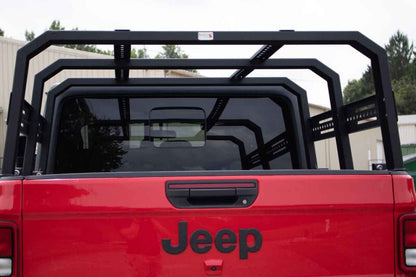 Fishbone Offroad 20+ Jeep Gladiator Bed Rack Full Tackle Rack - Black Powdercoat FB21219 FB21219 Photo - lifestyle view