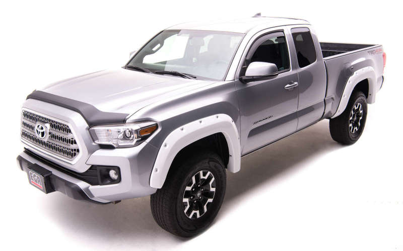 EGR 16+ Toyota Tacoma w/Mudflap Bolt-On Look Color Match Fender Flares - Set - Super White 795084-040 795084-040 Photo - Mounted