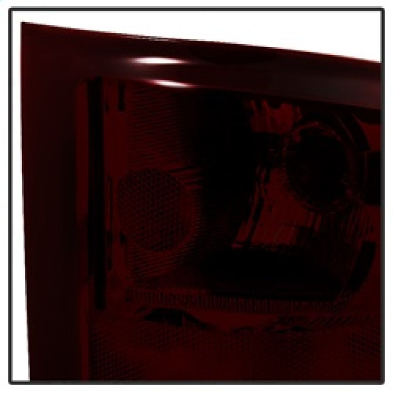 SPYDER Xtune GMC Sierra 07-13 OEM Tail Lights Dark Red ALT-JH-CSIL07-OE-RSM 9033100 9033100 Photo - Unmounted