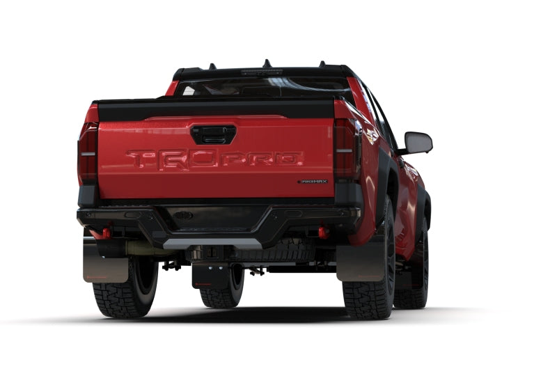 Rally Armor 2024 Toyota Tacoma Black UR Mud Flap w/ Red Logo MF114-UR-BLK-RD MF114-UR-BLK-RD User 1