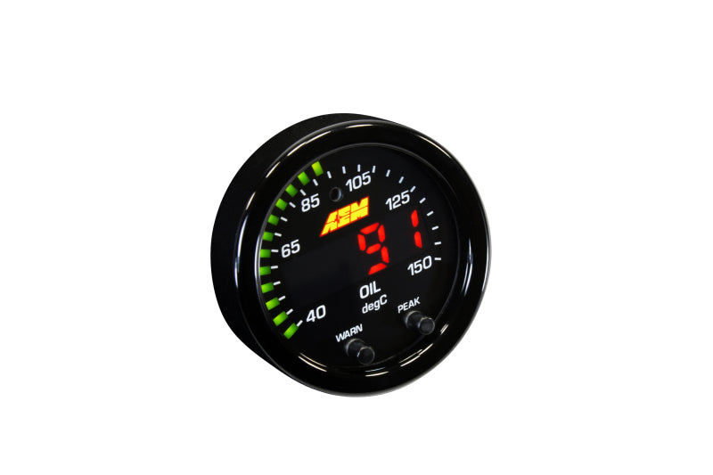 AEM Electronics Engine Coolant Temperature Gauge 30-0302 Photo - out of package