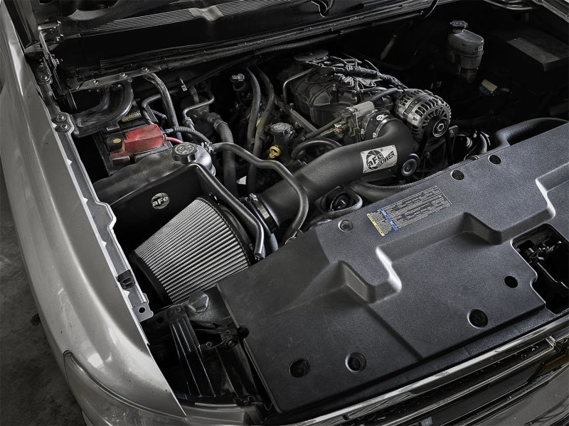 aFe Magnum FORCE Stage-2 Pro DRY S Cold Air Intake System Chevrolet Silver 51-21752 Photo - Mounted