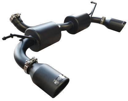 Injen 07-17 Jeep Wrangler JK 3.6L/3.8L 63mm Stealth Black Axle-back Exhaust w/ 4in Black Tips SES5004BLK SES5004BLK Photo - Primary
