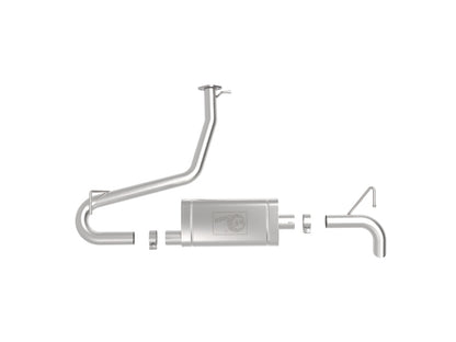 aFe Takeda 2-1/2in 304 SS Axle-Back Exhaust 18-21 Hyundai Kona L4 1.6L (t) 49-37017 49-37017 Photo - Unmounted