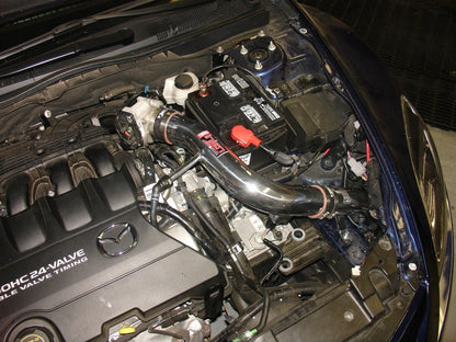 Injen Black Tuned Cold Air Intake 09-10 Mazda 6 3.7L V6 SP6069BLK Photo - Mounted