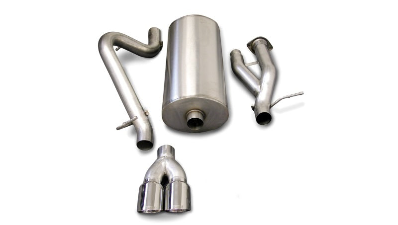 Corsa Performance 03-06 Hummer H2 6.0L V8 Polished Sport Cat-Back Exhaust 14216 Photo - Primary