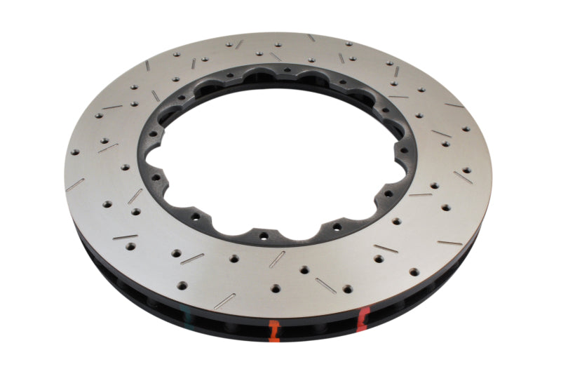 DBA 05-06 Holden VZ w/ AP Racing 6 Piston Calipers 5000 Series Drilled and Slotted Front Rotor Ring 52024.1XS 52024.1XS Photo - out of package