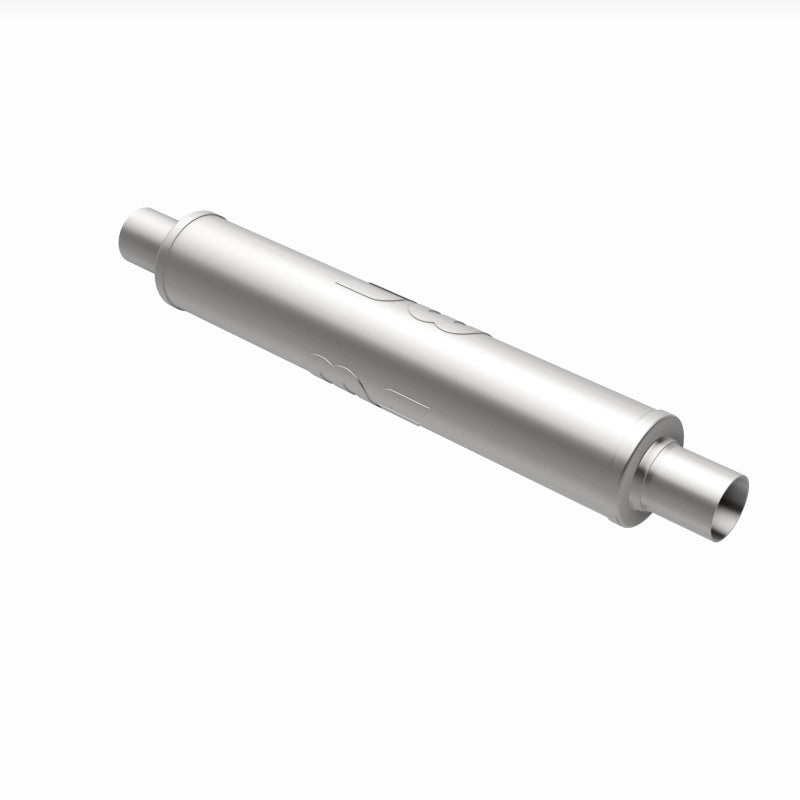 MagnaFlow 4" Round Center/Center Straight Through Performance Muffler 10435 360 Degree Image Set