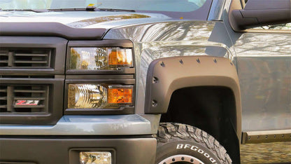 EGR 14+ Chev Silverado 5ft Bed Bolt-On Look Fender Flares - Set - Matte 791675 791675 Photo - Mounted
