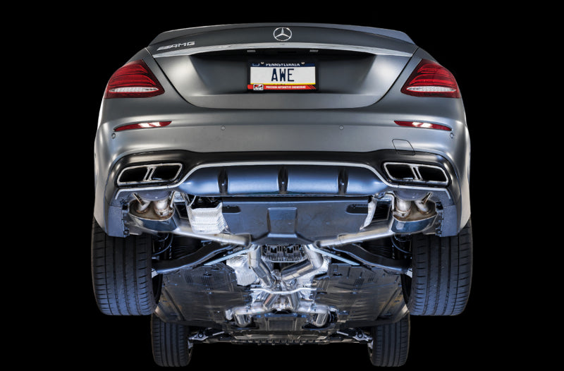 AWE Tuning Mercedes-Benz W213 AMG E63/S Sedan/Wagon SwitchPath Exhaust System - for Non-DPE Cars 3025-31046 3025-31046 Photo - Mounted