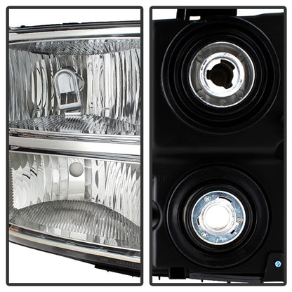 SPYDER Xtune GMC Sierra 07-13 Crystal Headlights Chrome HD-JH-GSIE07-AM-C 9034756 9034756 Photo - Unmounted
