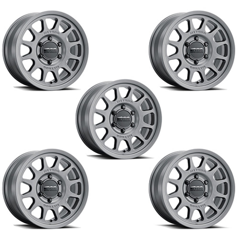 Ford Racing 21-23 Bronco (Excl Bronco Raptor) 17x8.5 Method Matte Gray Wheel Kit M-1007K-M1785G M-1007K-M1785G User 1