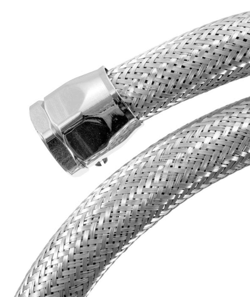 Spectre Stainless Steel Flex Heater Hose Kit 5/8in. Diameter - 4ft. Chrome 39698 39698 Photo - lifestyle view