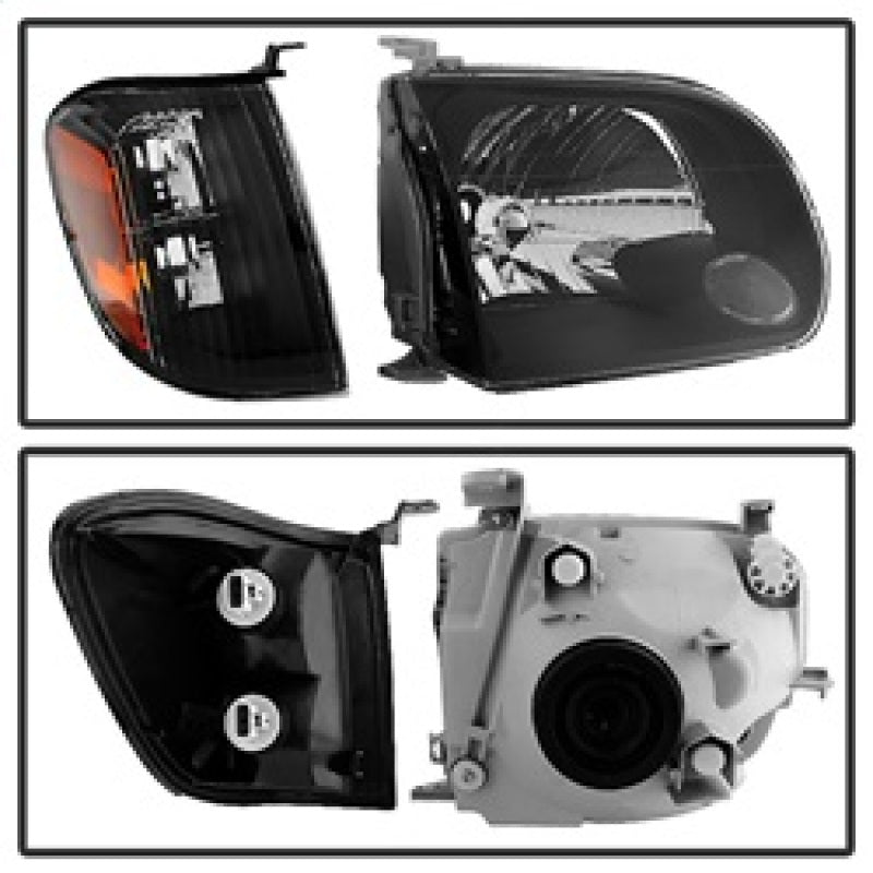 SPYDER Xtune Toyota Tundra Double Cab 05-06 OEM Style Headlights & Corner Lights Black HD-JH-TTUN05-AM-BK 9034336 9034336 Photo - Unmounted