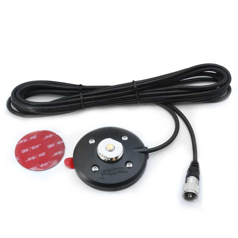 Rugged Radios NMO - Adhesive Antenna Mount with 15 Coax Cable NMO-STICK-ON NMO-STICK-ON Photo - Primary