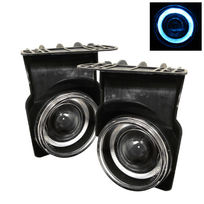 Spyder GMC Sierra 1500 03-06/Sierra 1500HD 03-06 Halo Projector Fog Lights w/swch Clear FL-P-GS03-HL 5021434 5021434 Photo - Primary