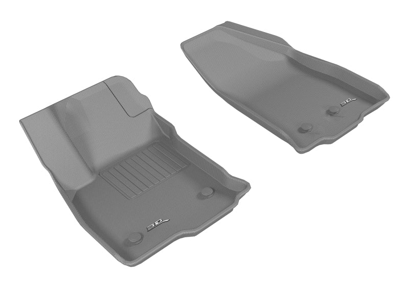 3D MAXpider 2016-2019 Chevrolet Volt Kagu 1st Row Floormat - Gray L1CH07911501 L1CH07911501 Photo - Primary