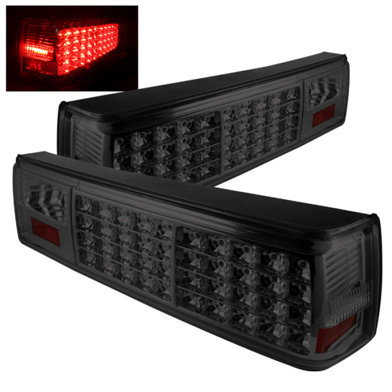 SPYDER Xtune Ford MUStang 87-93 LED Tail Lights Smoke ALT-ON-FM87-LED-SM 5013002 5013002 Photo - Primary