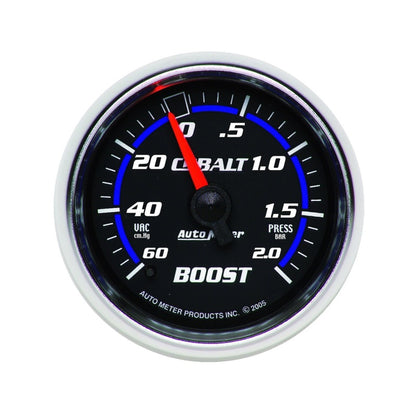 Autometer Cobalt 52mm 2 BAR Mechanical Boost Gauge 6103-M 6103-M User 2