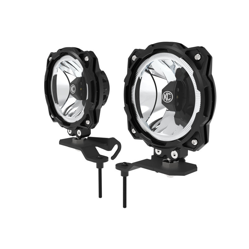KC HiLiTES Jeep 392/Mojave Gravity LED PRO6 Wide-40 2-Light Sys Ditch Light Kit 97166 97166 Photo - out of package