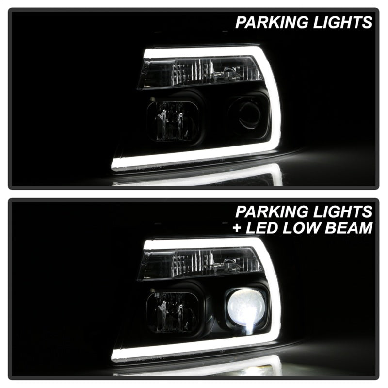 Spyder Ford F-150 04-08 High-Power LED Headlights - Black PRO-YD-FF15004PL-BK 5088161 5088161 Photo - Unmounted