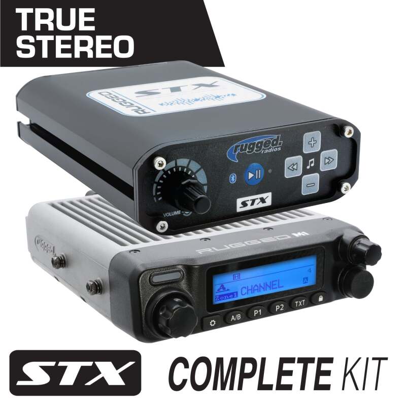 Rugged Radios STX STEREO Complete Master Comm Kit w/ Intercom - 2-Way Radio M1 VHF Business Band MCK-STX-2P-M1 MCK-STX-2P-M1 Photo - Primary