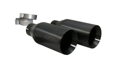 Corsa Performance Corsa 2017 Ford F-150 Raptor 3in Inlet/5in Outlet Gunmetal PVD Tip Kit 14051GNM Photo - Primary