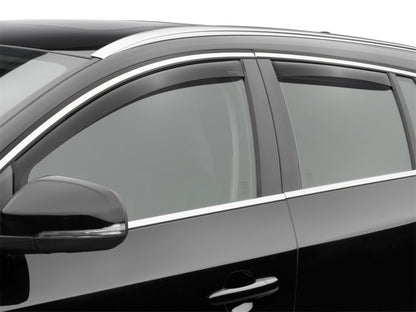 WeatherTech 11-15 Volvo V60 Front and Rear Side Window Deflectors - Dark Smoke 84579 84579 Photo - Mounted