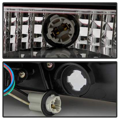 Spyder 05-09 Ford Mustang (Red Light Bar) LED Tail Lights - Black ALT-YD-FM05V3-RBLED-BK 5086716 5086716 Photo - Unmounted