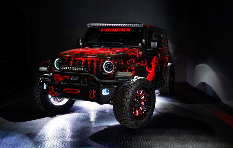 ORACLE Lighting Oracle LED Illuminated Wheel Rings - ColorSHIFT - 15in. - ColorSHIFT No Remote 4210-334 4210-334 Photo - lifestyle view