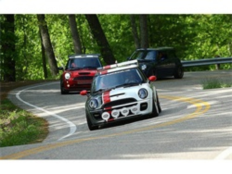 Spyder Mini Cooper 02-06 Projector Headlights DRL Black High H1 Low H1 PRO-YD-MC02-DRL-BK 5011336 5011336 Photo - Mounted