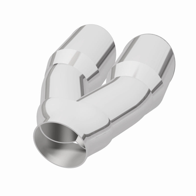 Magnaflow Double Wall 3in Dual Round Polished Tip 2.25in Inlet 35226 35226 360 Degree Image Set
