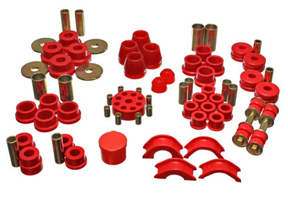 Energy Suspension Hyperflex Polyurethane Bushing Kit Datsun 240Z Red 7.18101R Photo - Primary