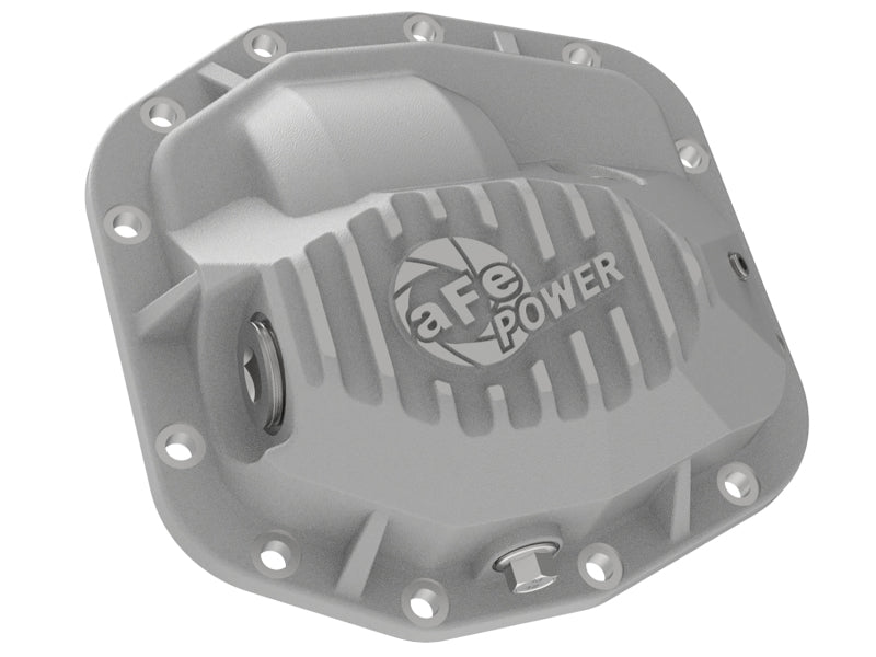 aFe Street Series Front Differential Cover Raw (Dana M186) Jeep Wrangler 46-71010A Photo - Unmounted